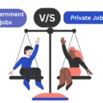Government jobs vs private jobs